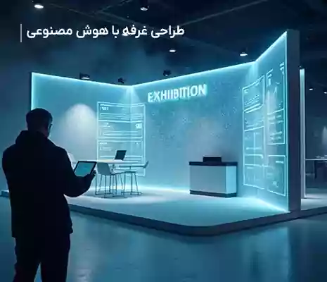 طراحی غرفه نمایشگاهی با هوش مصنوعی
